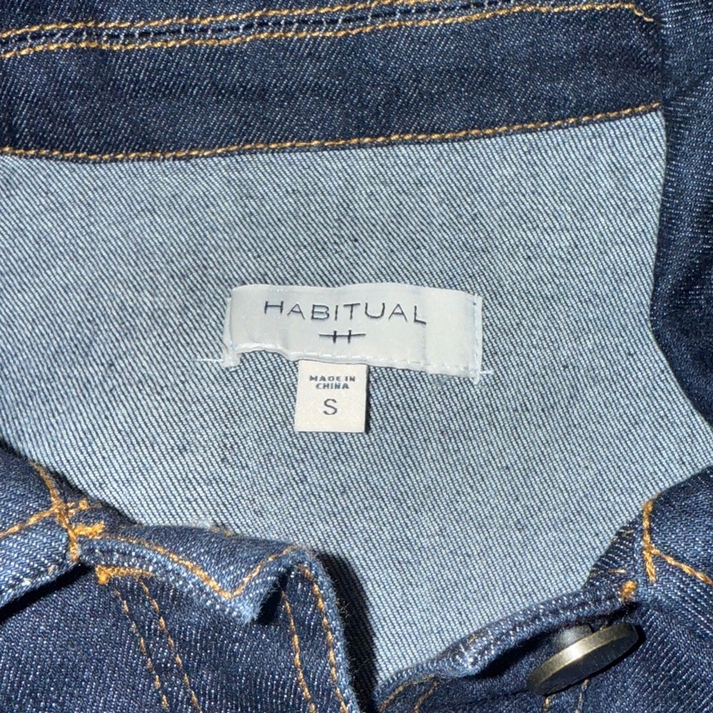 Habitual Dark Blue Long Sleeve Dress - Picture 8 of 13